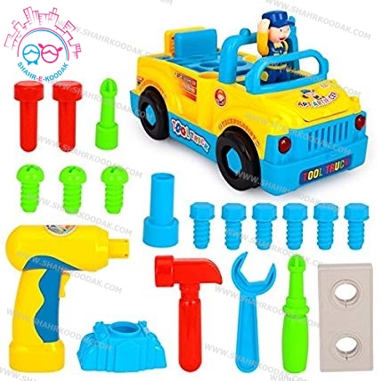 ماشين جعبه ابزار هولي تويز 789 - Huile Toys Tool Truck - Image 3