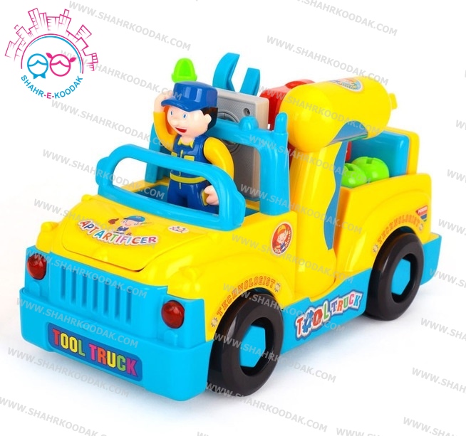 ماشين جعبه ابزار هولي تويز 789 - Huile Toys Tool Truck - Image 9