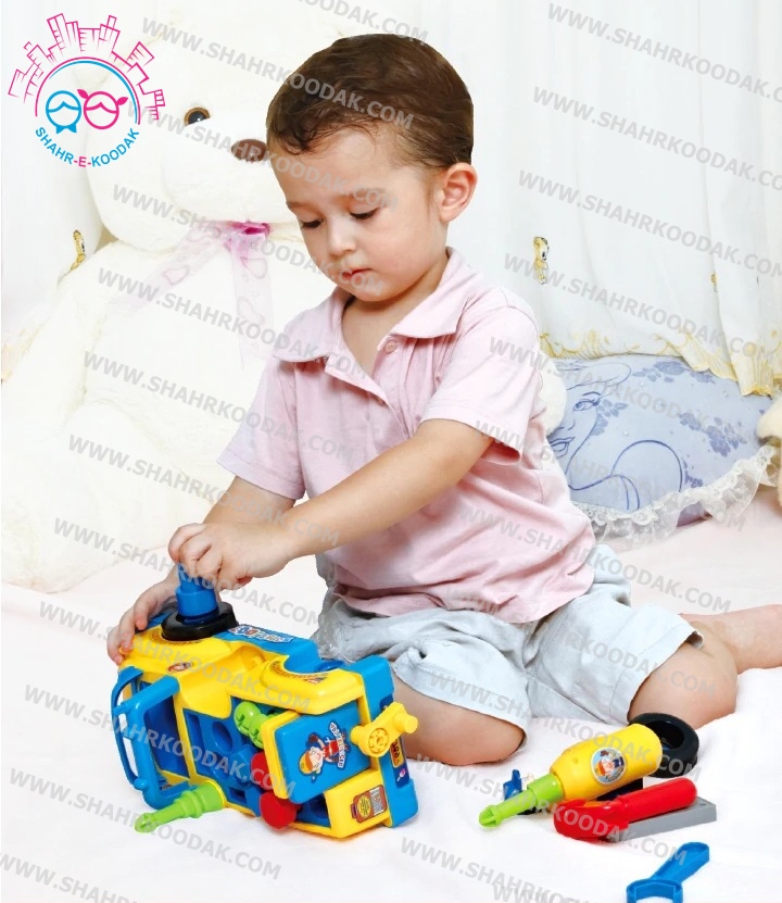 ماشين جعبه ابزار هولي تويز 789 - Huile Toys Tool Truck - Image 8