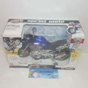 #۱۱۶۷# موتور سیکلت باتری خور - 2013a - رنگ آبی - classic gs r1200 - scale 1:8